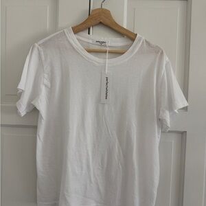 Perfectwhitetee White Short Sleeve Crew Neck Tee